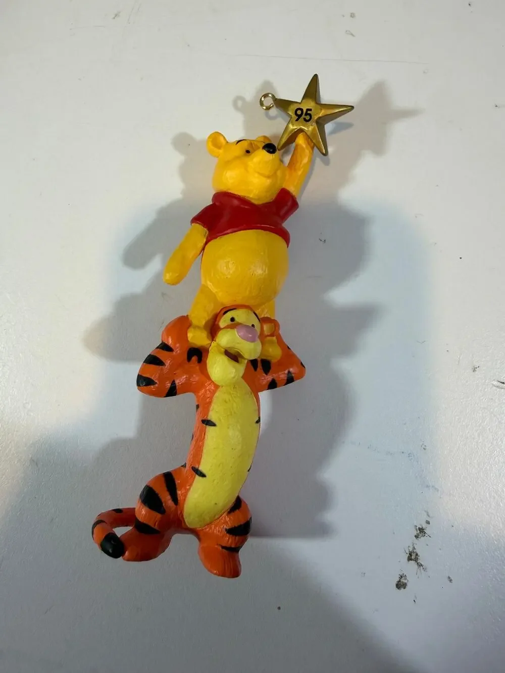 1995 Hallmark Keepsake Winnie The Pooh And Tigger Christmas Ornament